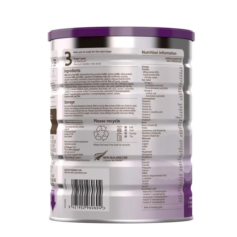 A2 Platinum Premium Follow On Formula Stage 2 From 6 Months 900g