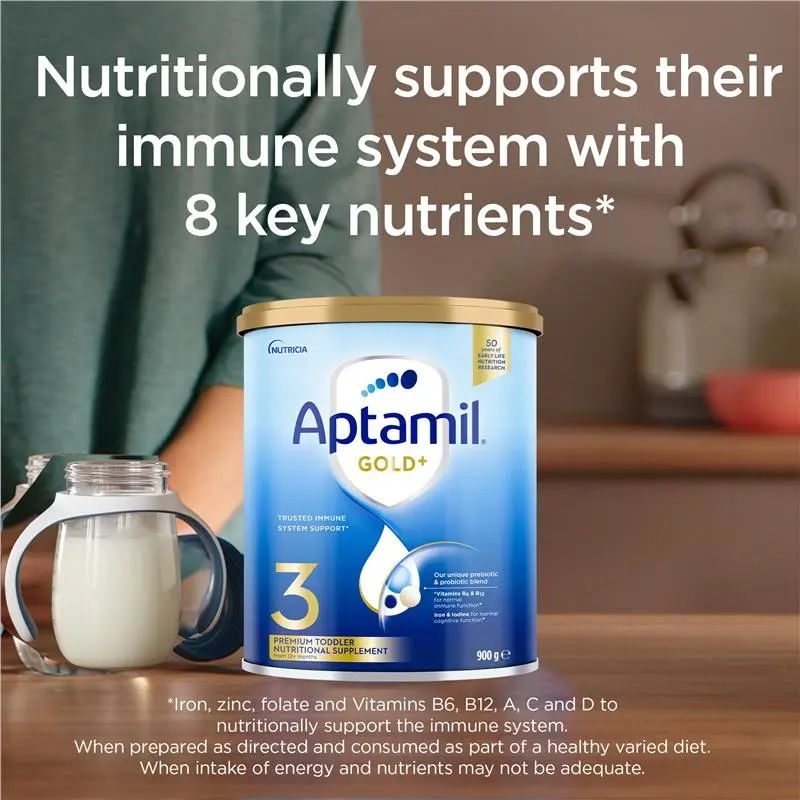 Aptamil Gold+ 3 Toddler Nutritional Supplement From 1 Year 900g