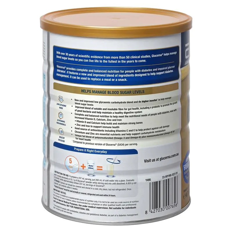 Glucerna Vanilla 850g