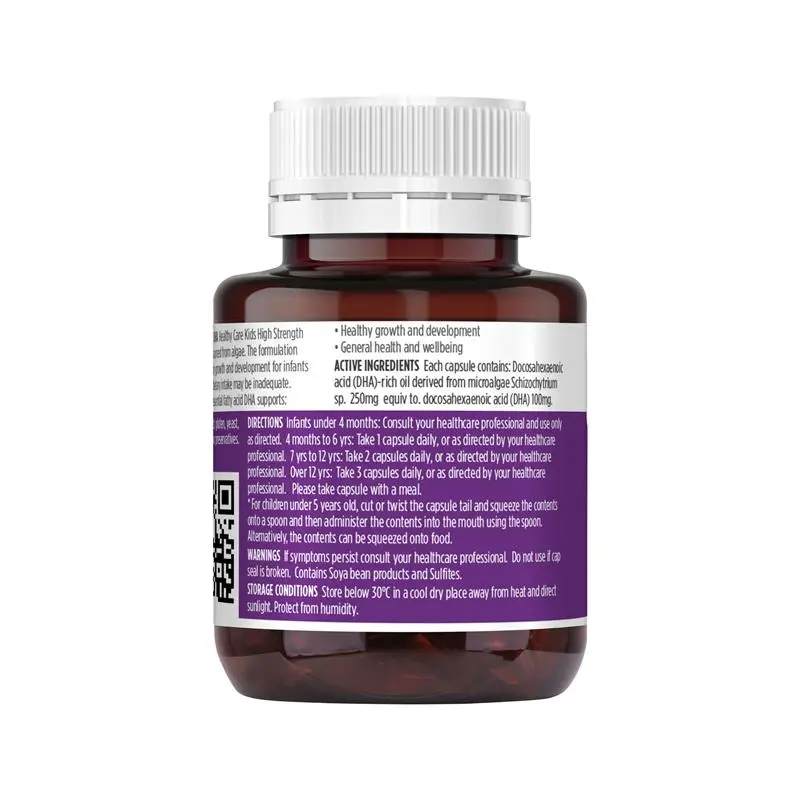 Healthy Care Kids DHA 60 Capsules