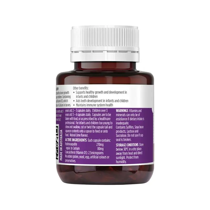 Healthy Care Kids Milk Calcium 60 Capsules