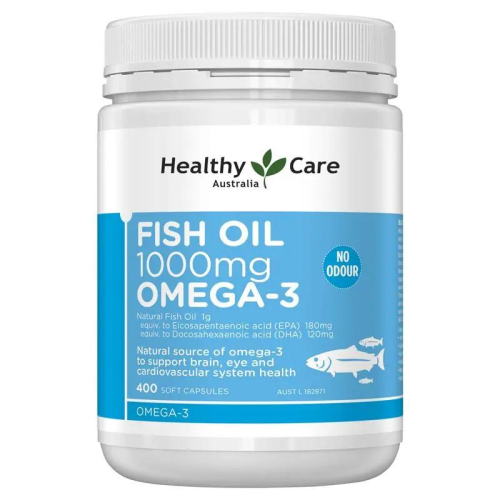 Healthy Care Fish Oil 1000mg Omega 3 400 Capsules